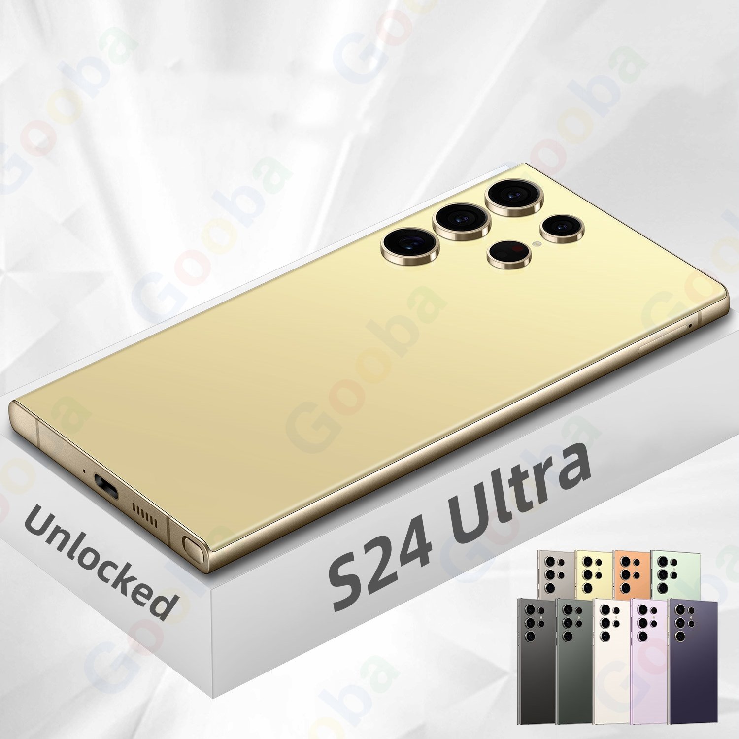 New Design S24 Ultra AI Cell Phone Gooba oem Face Unlock Multi-language 3g&4g AI Android Smartphone support ChatGPT4